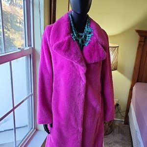 Vibrant Pink Women's Coat